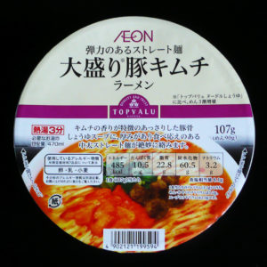 大盛り豚キムチラーメン【TOPVALU】
