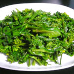 菜の花ココナツオイル炒め