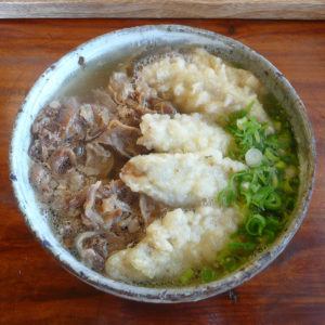 肉ごぼう天うどん【うどん勢】福岡県北九州市