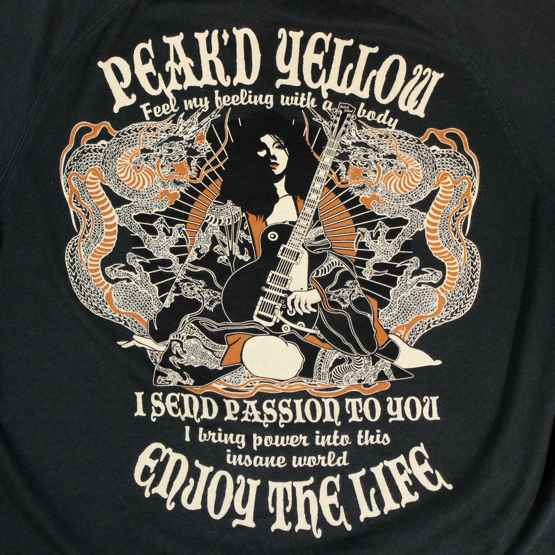 Ｔシャツ｜PYT-156 『DRAGON』【PEAK'D YELLOW】