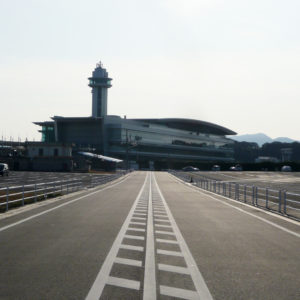 休場のレース場