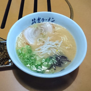 豚骨ラーメン【筑豊ラーメン山小屋】