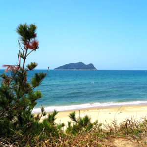 お弁当を買って海辺でマッタリ