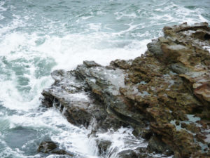 海辺を散歩