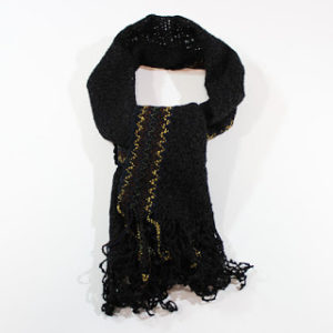 黒のライン入りマフラー【ヤフオク】