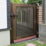 裏口の門扉に猫侵入対策をDIY①