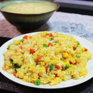残ったご飯でチャチャっと炒飯を作ったよ|男の料理