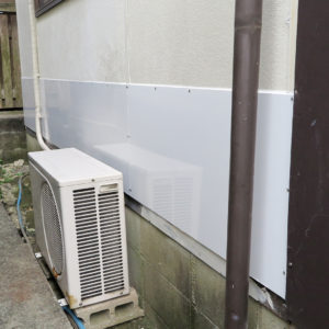 プレハブの壁をDIYで修繕