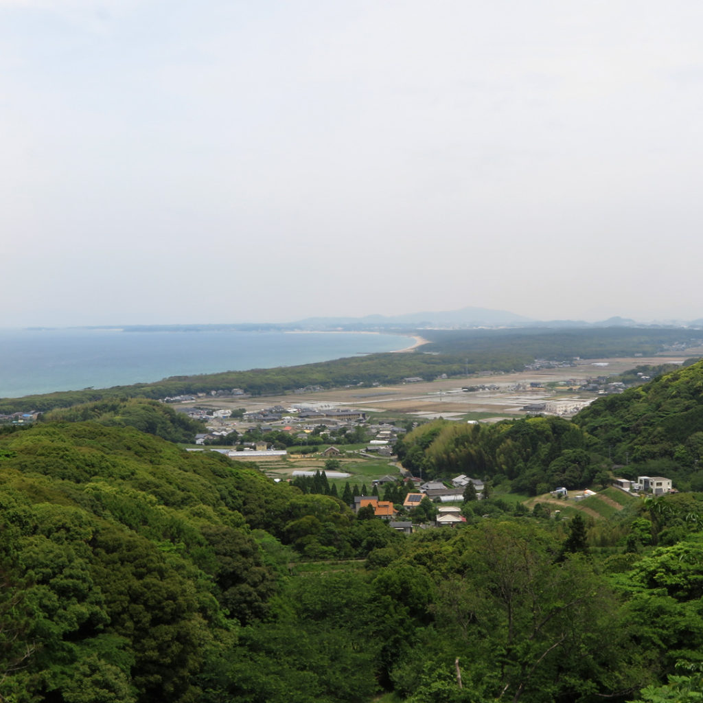 岡垣町芦屋海岸遠景