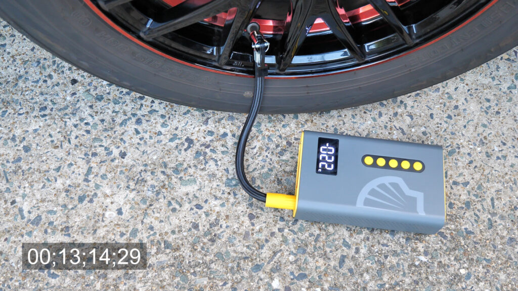 SHELL空気入れ結果